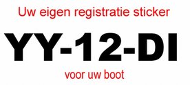 Motor boot Y-registratie (voor beide zijden)